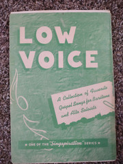 Low Voice Volume One Singspiriation Series 1945 Alfred B. Smith Baritone & Alto