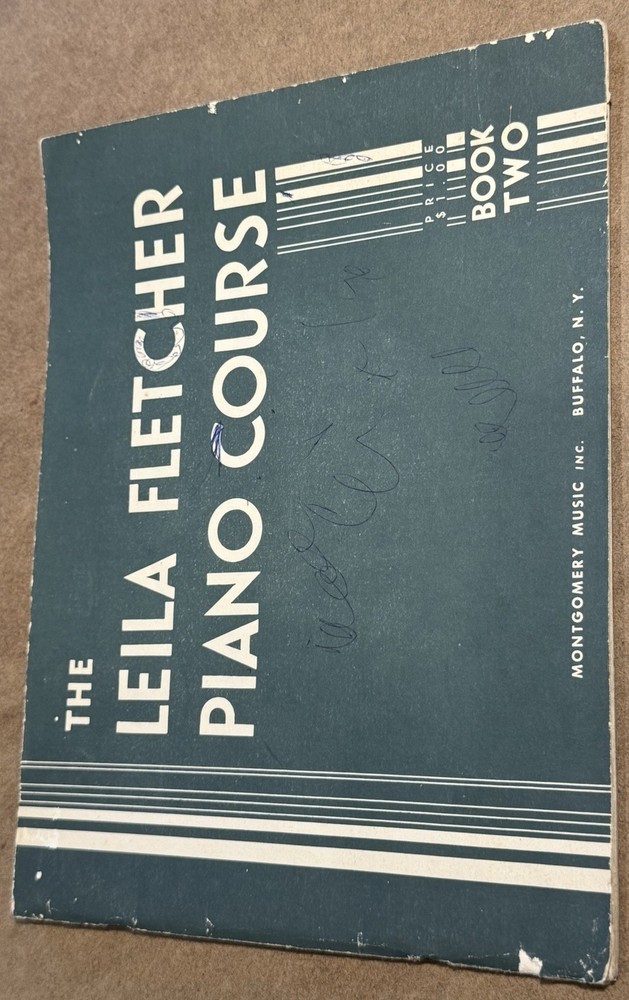 Leila Fletcher Piano Course Book Two Vintage 1950s 56 Pages Montgomery