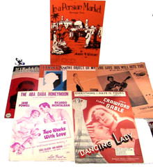Lot of 146 Pieces Of Vintage 1930&rsquo;s-1950&rsquo;s Sheet Music / song books from movies+