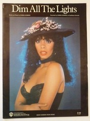DIM ALL THE LIGHTS Sheet Music DONNA SUMMER 1979