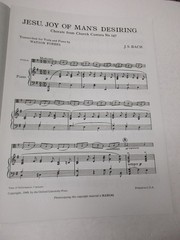 J S Bach Jesu, Joy of Man&rsquo;s Desiring Viola and Piano Sheet Music Watson Forbes
