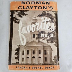 Norman Clayton&rsquo;s Favorites No 2 Gospel Songbook Piano Vocal 1959 Christian Vtg
