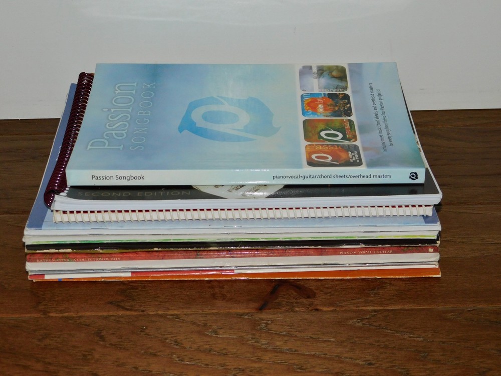 LOT 14 Piano Song Books Vocal Guitar Assorted Worship Folk ++VINTAGE++!