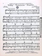 Today Tomorrow Forever Sheet Music Sailor Beware Dean Martin Jerry Lewis 1952