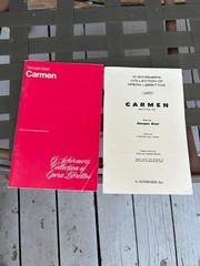 Bizet Carmen Vocal Score & Libretto Bjundle G. Schirmet Met Opera English Ed