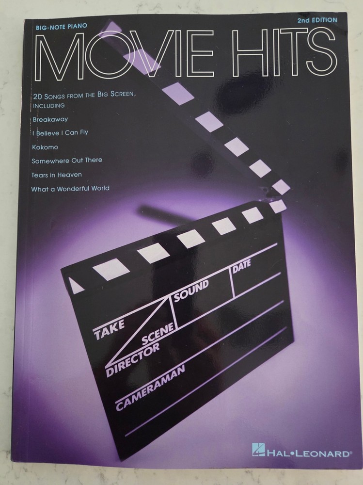 HAL LEONARD BIG-NOTE PIANO MOVIE HITS 2ND ED. 20 SONGS FROM THE BIG SCREEN