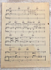 John Lennon Yoko Ono Woman Sheet Music for Piano Vocal Guitar 1980 Lenono Music