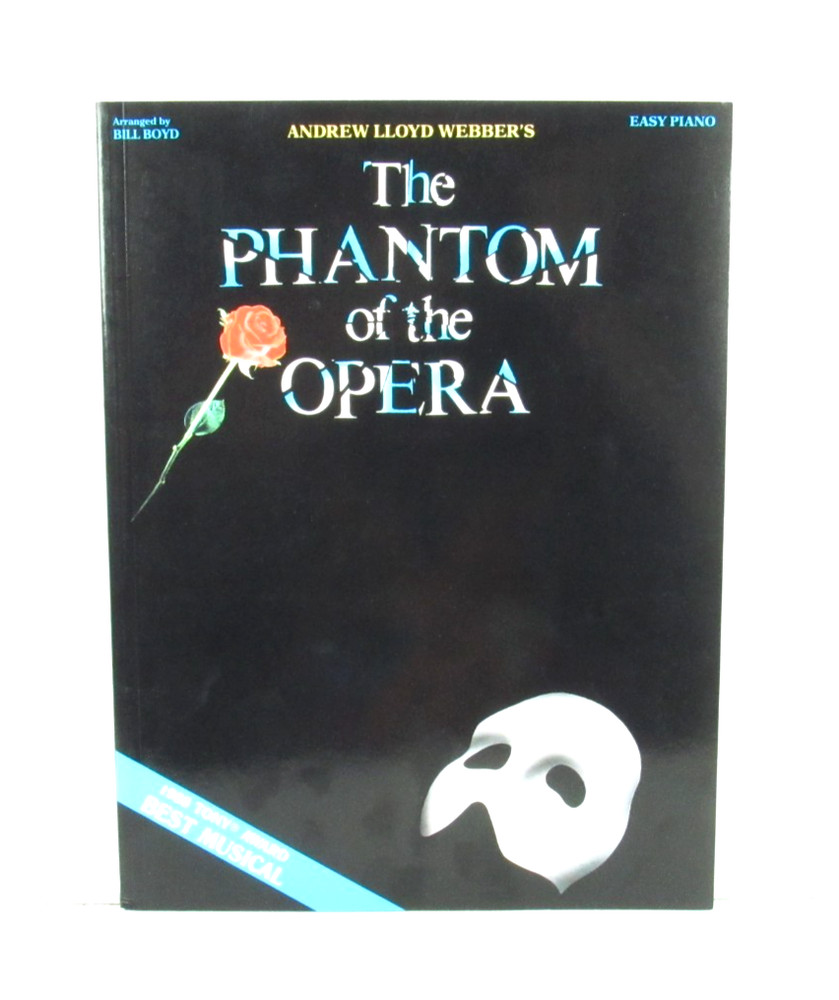 The Phantom of the Opera Easy Piano Songbook Hal Leonard 1988