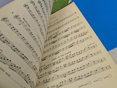 Lot of 5 Vintage Sheet Music Books Flute Piano Violin 1950&rsquo;s 60s