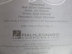 Chicago Volume 1 and 2 Transcribed Scores