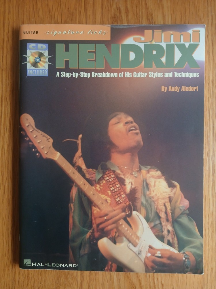 Jimi Hendrix Step-by-Step Breakdown of Guitar Styles and Techniques CD Included