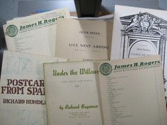 Lot 100 sheet music 20th century U.S. & U.K. composers all photos included