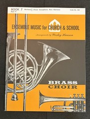 Wesley Hanson Ensemble Music Church School Brass Choir 7 Book Partial Set