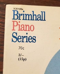 Vintage Sheet  Music: Raindrops Keep Fallin&rsquo; on My Head, Brimhall Piano, 1969