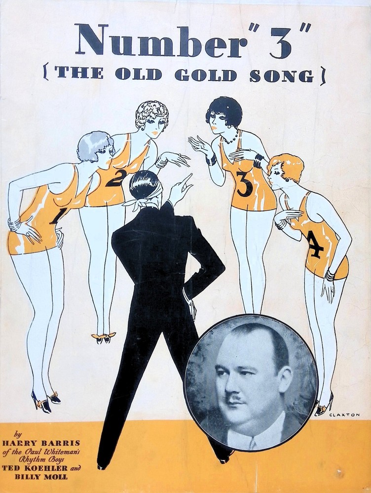 Number 3 Sheet Music Paul Whiteman Harry Barris Ted Koehler Billy Moll 1929