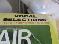Vintage « Hair » The Rock Musical Songs,Vocals,Photos and more Book 1967/68. Fair