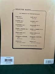 Selected Duets for Cornet or Trumpet, Volume II Advanced: Volume 2 – Advanced (E