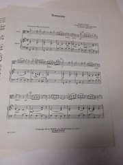 James Hook Sonatina Transcribed for Viola and Piano Sheet Music Samuel Applebaum