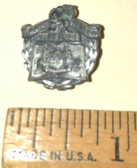 ANTIQUE 1939! All New York State H.S. Music Clinic Sterling Lapel Pin Tie Tack