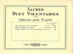 The Hallelujah Chorus Sacred Duet Voluntaries for Organ & Piano 2 copies Lorenz