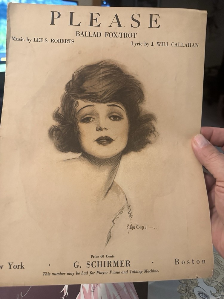 F 3-Pack 9×12 post-1920 Vintage sheet music