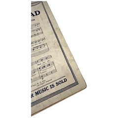 1921 All By Myself Irving Berlin Sheet Music Woman Doll Phone Cuckoo Clock Moon