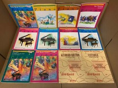 Lot of 10 Music Sheet Choral Lessons Chord Song Guitar Piano Book Set RANDOM Mix