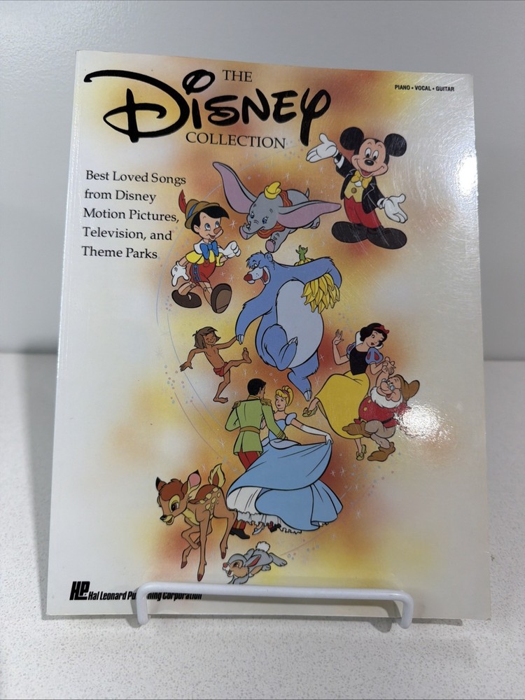 The Disney Collection Best Loved Songs Sheet Music Vocal Guitar Piano VNTG. 1988
