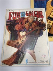 2- Mel Bay Guitar Instruction Books- Fun W/Guitar, Electric Bass Guitar 2