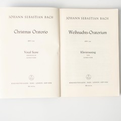 Bach 1961 Weihnachts-Oratorium BWV 248 Christmas Oratorio Book