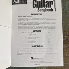 (1997) Hal Leonard Guitar 1 with CD Included. Fast Track Music Instruction Book
