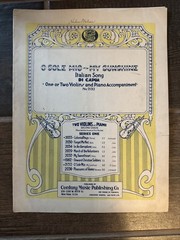 Lot of 11 Vintage Sheet Music for Violin and Piano Sheet Music 1905-1955
