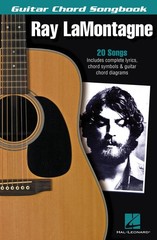 Ray LaMontagne Guitar Chord Songbook Lyrics 20 Folk Songs Hal Leonard Book
