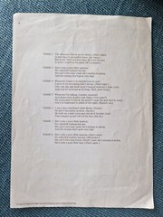 Vintage Sheet Music: The Sparrow by The Ramblers 1979