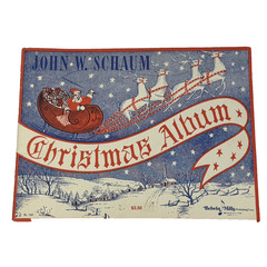 Vintage John W Schaum Christmas Album Piano Songbook Belwin Mills USA Holiday