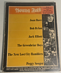 YOUNG FOLK Song Book 1963 Joan Baez, Bob Dylan, Jack Elliot, Greenbriar 1st ed