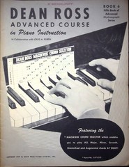 DEAN ROSS ADVANCED COURSE IN PIANO INSTRUCTION BOOK, 6- 1949 MUSIC SHEET