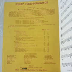 Neil A. Kjos Music Co. Sheet Music Band Clarinet Flute Beginner Marches Waltzes