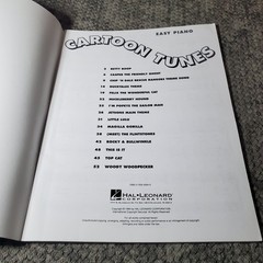 Cartoon Tunes Easy Piano Songbook Hal Leonard 1990 HL00222570