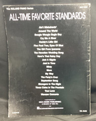 Vtg Songbook, All Time Favorite Standards, Piano, Roland – ships free