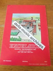 EXCELSIOR ACCORDION/ EXCELSIOLA ACCORDION 1960&rsquo;s/ 70&rsquo;s FULL COLOR CATALOG ITALY