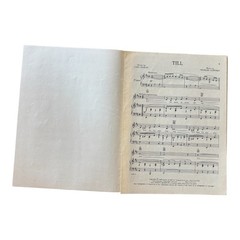 Till Sheet Music 1956 Percy Faith Carl Sigman Charles Danvers Columbia Records
