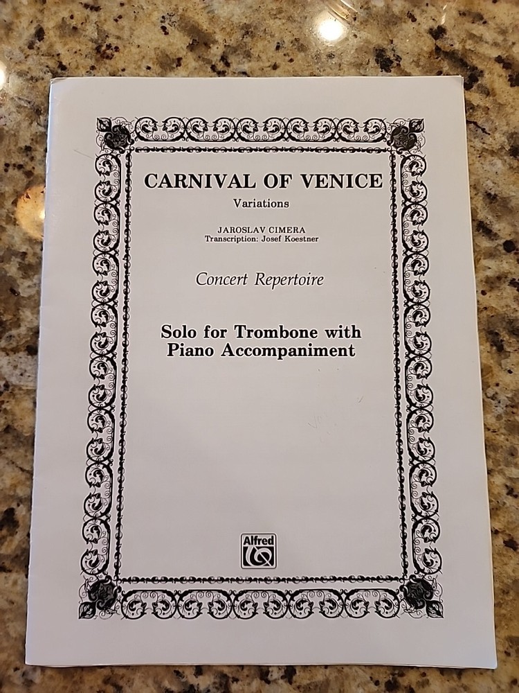 The Carnival of Venice TROMBONE Solo WITH Piano ASCCOMPANIMENT -CIMERA