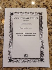 The Carnival of Venice TROMBONE Solo WITH Piano ASCCOMPANIMENT -CIMERA