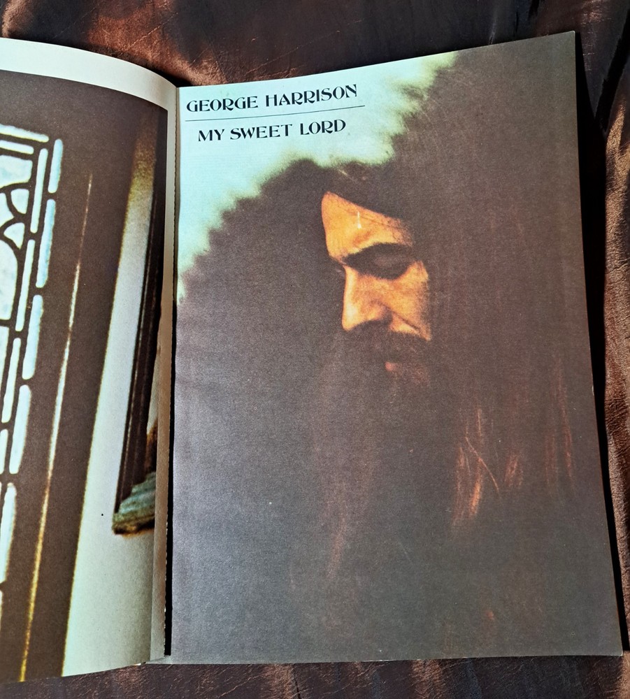 George Harrison Songbook 1rst Edition 1970 Complete Poster Lyrics Charts Intact