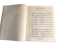 WEBER CONCERTO No. 2 in E flat major, Op. 74 Clarinet & Orchestra Score / Kalmus