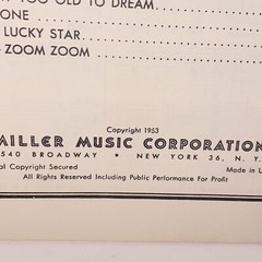 Vintage 1953 30 Years 30 Hits Sheet Music Song Book No 2