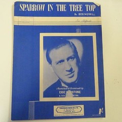 song sheet SPARROW IN THE TREE TOP Eric Winstone 1951