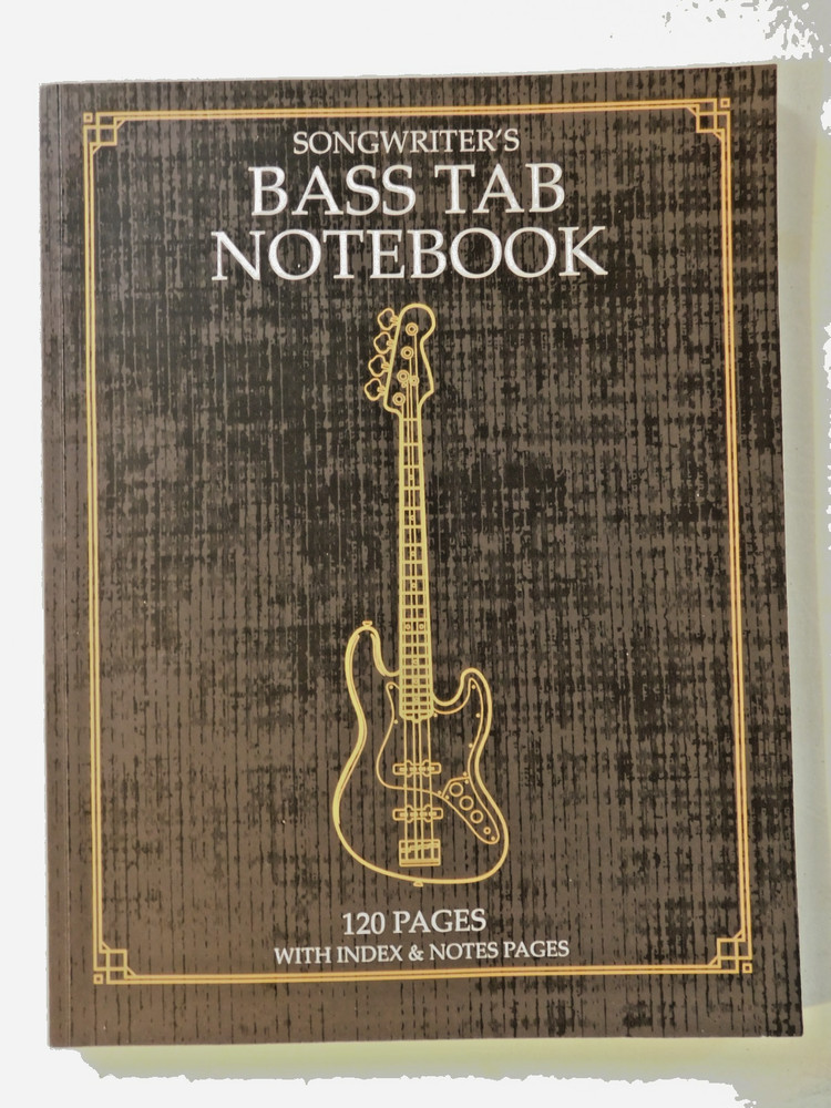 Songwriter’s Bass Tab Notebook: Blank Tablature Journal for Bassists (used)