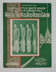 Where The Red Red Roses Grow Sheet Music Billy Rose Harry Akst Milton Weil 1926